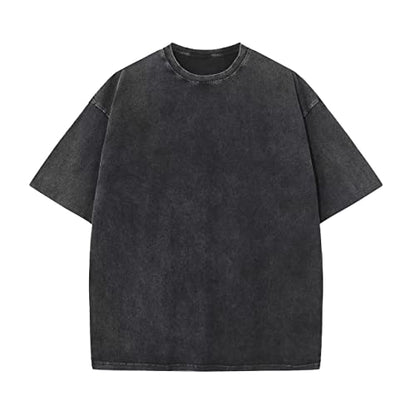 Herre T-shirt Oversized Bomuld Casual Kortærmet
