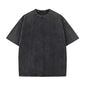 Herre T-shirt Oversized Bomuld Casual Kortærmet