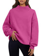 Trendy Queen Mock Neck Sweatshirt til Kvinder