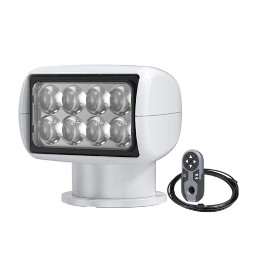 SEAFLO Fjernbetjent 360° LED Søgelys 10-30V SFSL3-2000W-01W
