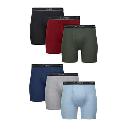 Hanes Herre Underbukser Boxer Briefs Bomuld 734Q12
