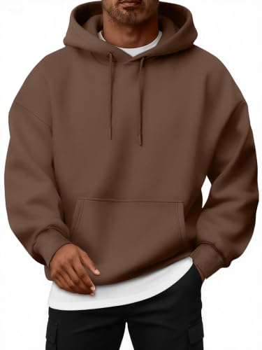 EF1466 Oversized Fleece Hættetrøje til Mænd