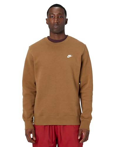 Nike Herre Sweatshirt Club Fleece Crew