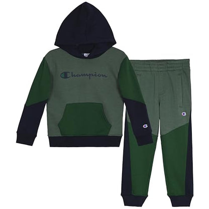 Champion Drenge Joggersæt Fleece Hættetrøje og Sweatpants BCMPJOGSET2PC