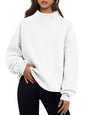 Trendy Queen Mock Neck Sweatshirt til Kvinder