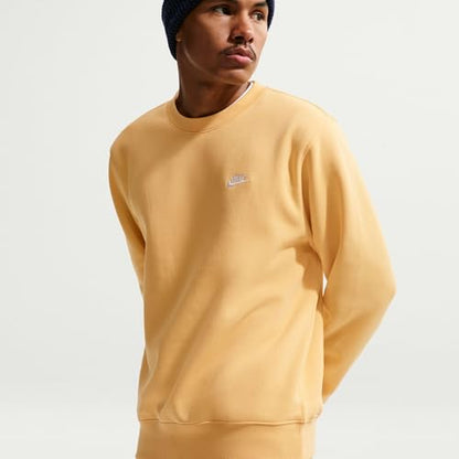 Nike Herre Sweatshirt Club Fleece Crew