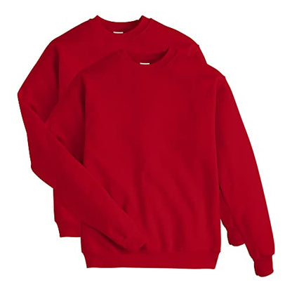 Hanes Herre Sweatshirt EcoSmart Fleece Crewneck AMZ9