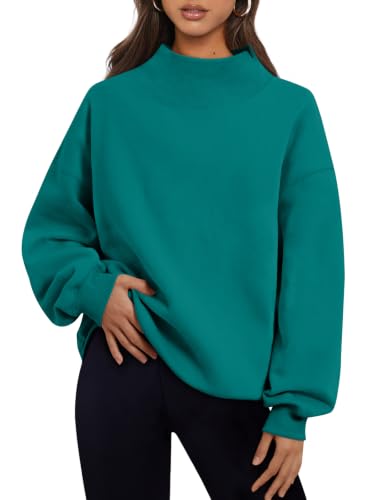 Trendy Queen Mock Neck Sweatshirt til Kvinder