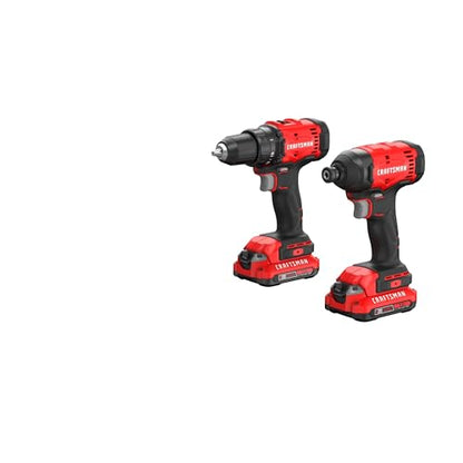 CRAFTSMAN V20 Boremaskine Og Slagskruetrækker Sæt CMCK200C2