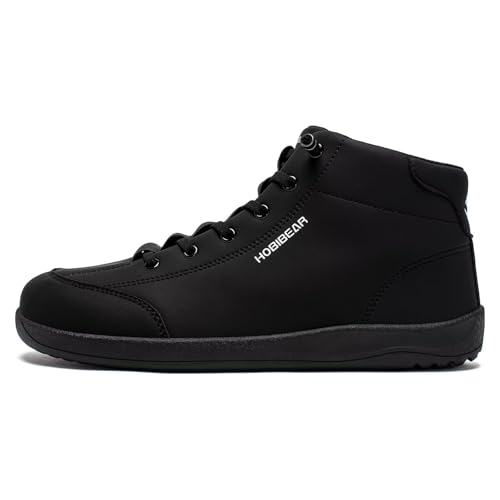 HOBIBEAR Unisex Barfodsstøvler Læder Zero-Drop Bred Pasform