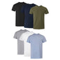 Hanes Herre T-shirt Lomme Bomuld Rund Hals 6-Pak 2135