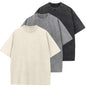 Herre T-shirt Oversized Bomuld Casual Kortærmet