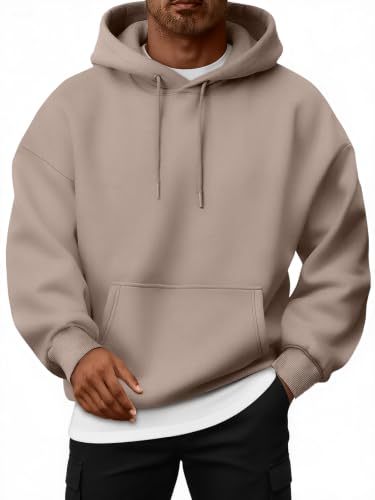 EF1466 Oversized Fleece Hættetrøje til Mænd