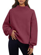 Trendy Queen Mock Neck Sweatshirt til Kvinder
