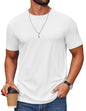 COOFANDY Herre T-Shirt Crew Neck Kortærmet Cxj010453