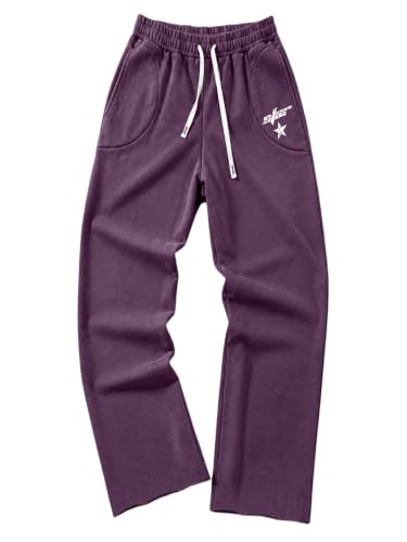 SOLY HUX Herre Træningsbukser Y2K Baggy Casual