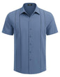 COOFANDY Herre Skjorte Cubansk Guayabera Kortærmet Ztj009248