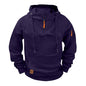 fnnxeal Herre Hættetrøje Quarter Zip Fleece Pullover