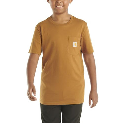 Carhartt Børn Kortermet T-Shirt Med Lomme CA6266