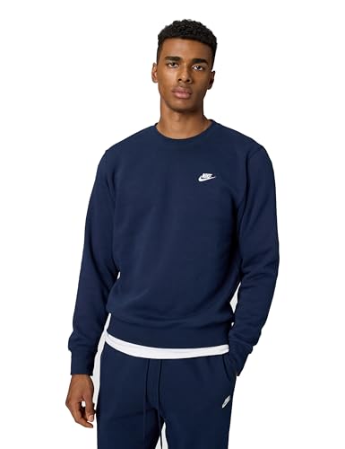 Nike Herre Sweatshirt Club Fleece Crew