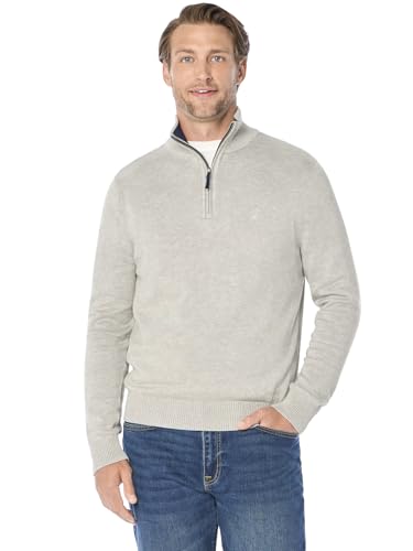 Nautica Herre Striktrøje Quarter-Zip Langærmet S01803