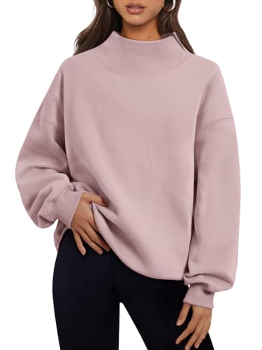 Trendy Queen Mock Neck Sweatshirt til Kvinder