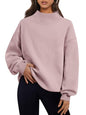 Trendy Queen Mock Neck Sweatshirt til Kvinder