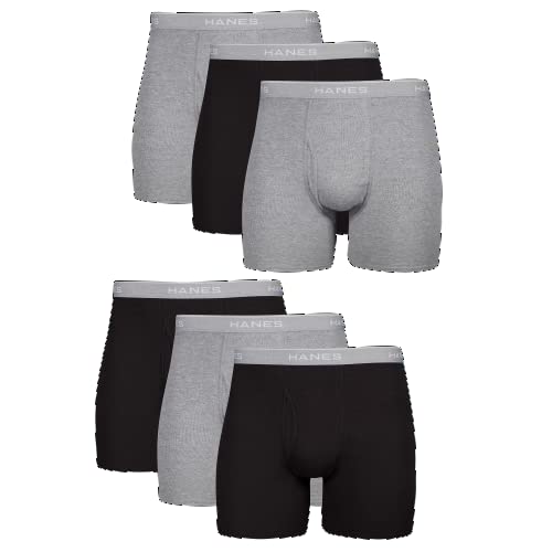 Hanes Herre Underbukser Boxer Briefs Bomuld 734Q12