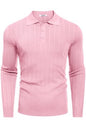 COOFANDY Herre Poloshirt Strik Langærmet Ztj009471