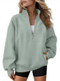 AUTOMET Quarter Zip Fleece Sweatshirt til Kvinder