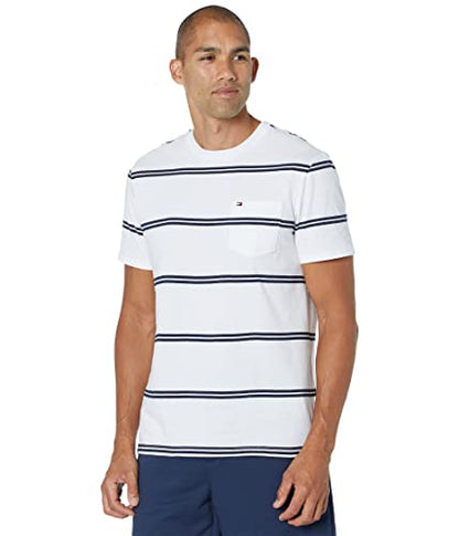 Tommy Hilfiger Herre T-shirt Essential Bomuld Brystlomme Kortærmet