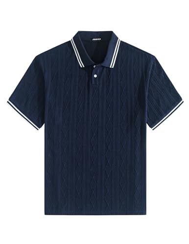 JMIERR Herre Polo T-shirt Kortærmet Strikket