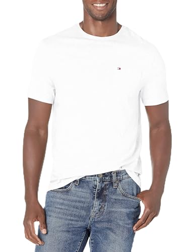Tommy Hilfiger Herre T-shirt Essential Bomuld Brystlomme Kortærmet