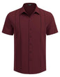 COOFANDY Herre Skjorte Cubansk Guayabera Kortærmet Ztj009248