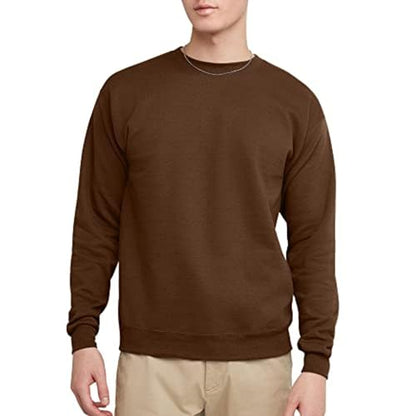 Hanes Herre Sweatshirt EcoSmart Fleece Crewneck AMZ9
