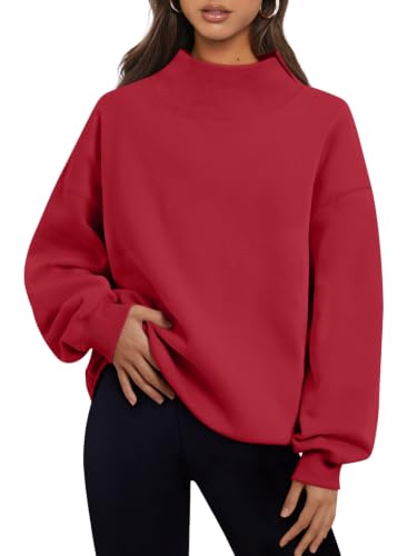 Trendy Queen Mock Neck Sweatshirt til Kvinder