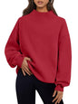 Trendy Queen Mock Neck Sweatshirt til Kvinder