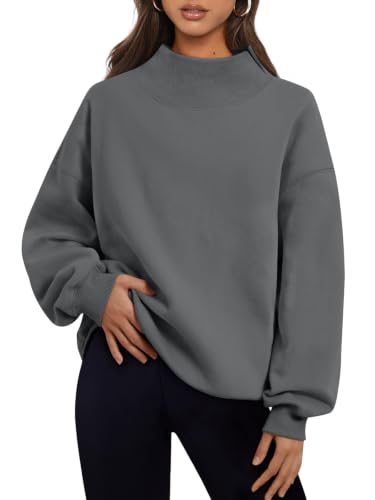 Trendy Queen Mock Neck Sweatshirt til Kvinder