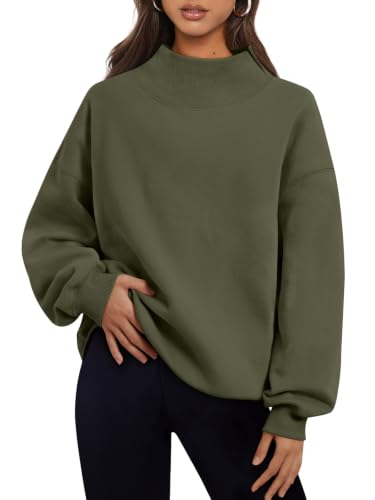 Trendy Queen Mock Neck Sweatshirt til Kvinder