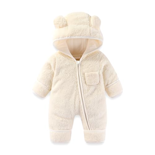 Unisex Baby Flyverdragt Vinter Fleece F1727