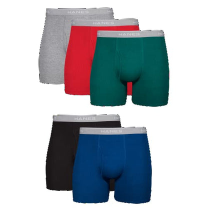 Hanes Herre Underbukser Boxer Briefs Bomuld 734Q12