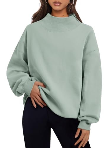 Trendy Queen Mock Neck Sweatshirt til Kvinder