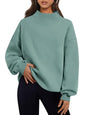 Trendy Queen Mock Neck Sweatshirt til Kvinder