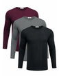 COOFANDY Herre T-shirt Langærmet Rund Hals Ztj010834*