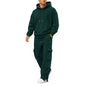 Herre Træningssæt Pullover Hættetrøje Cargo Sweatpants 2-Delt