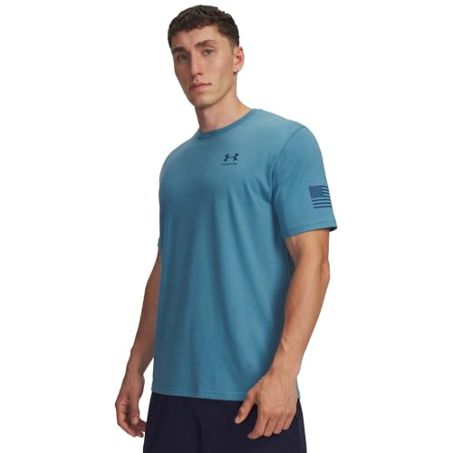 Under Armour Herre T-shirt Freedom Flag Kortærmet 6004096