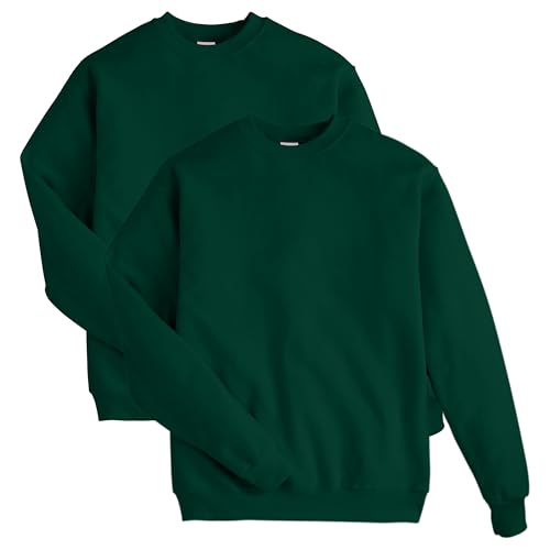 Hanes Herre Sweatshirt EcoSmart Fleece Crewneck AMZ9