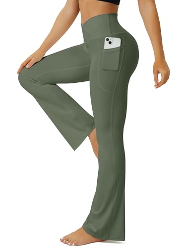 FOHOFO Flare Yogaleggings til Kvinder Xyyfo240122