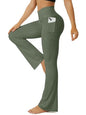 FOHOFO Flare Yogaleggings til Kvinder Xyyfo240122