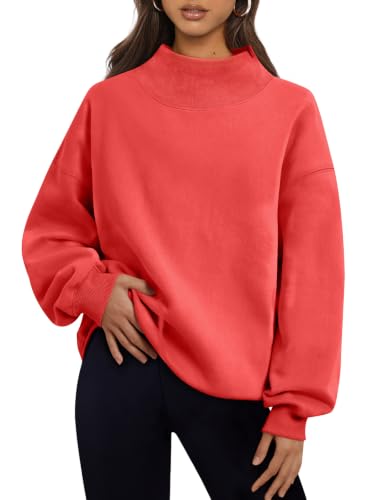 Trendy Queen Mock Neck Sweatshirt til Kvinder